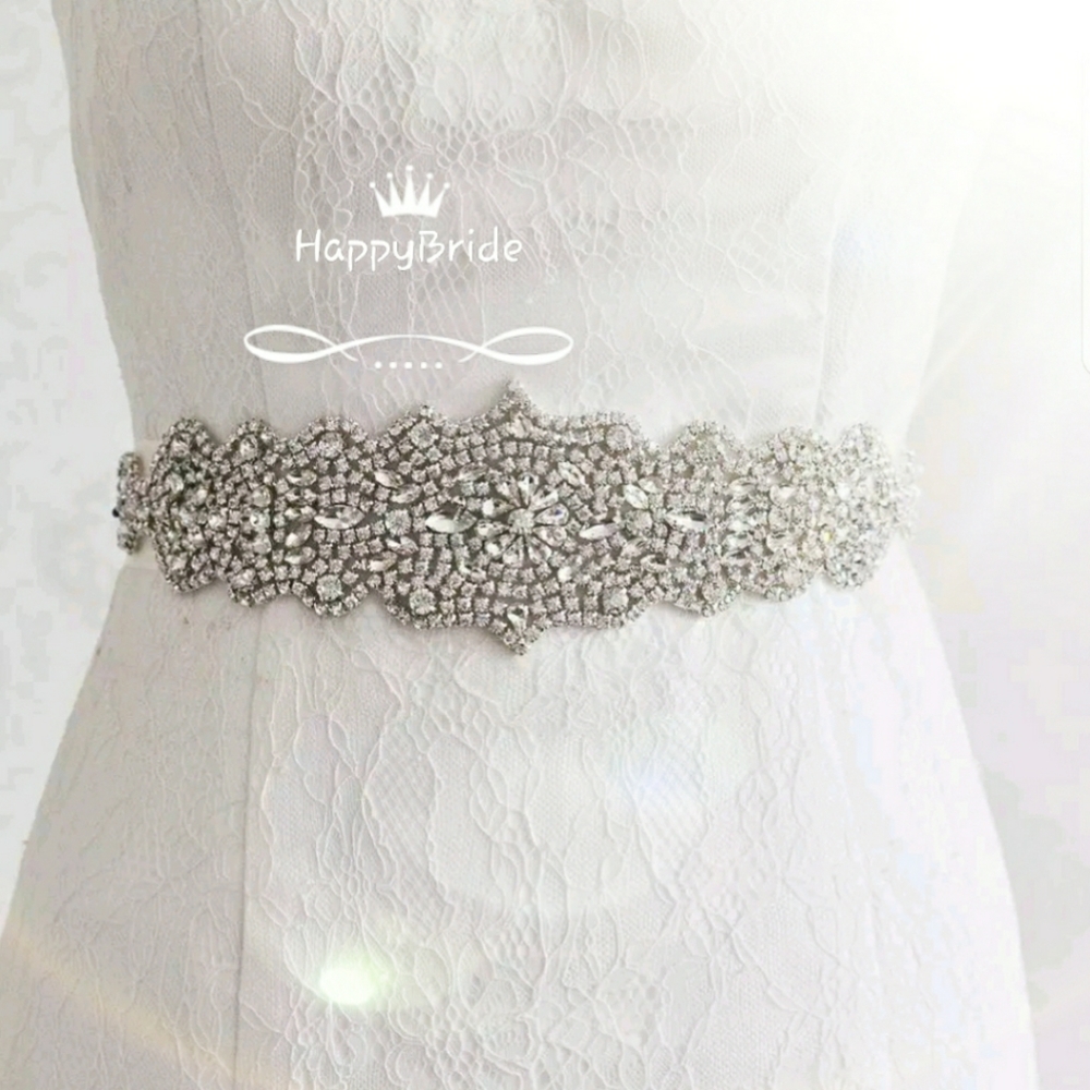 Gorgeous Rhinestone Bridal Sash/Belt